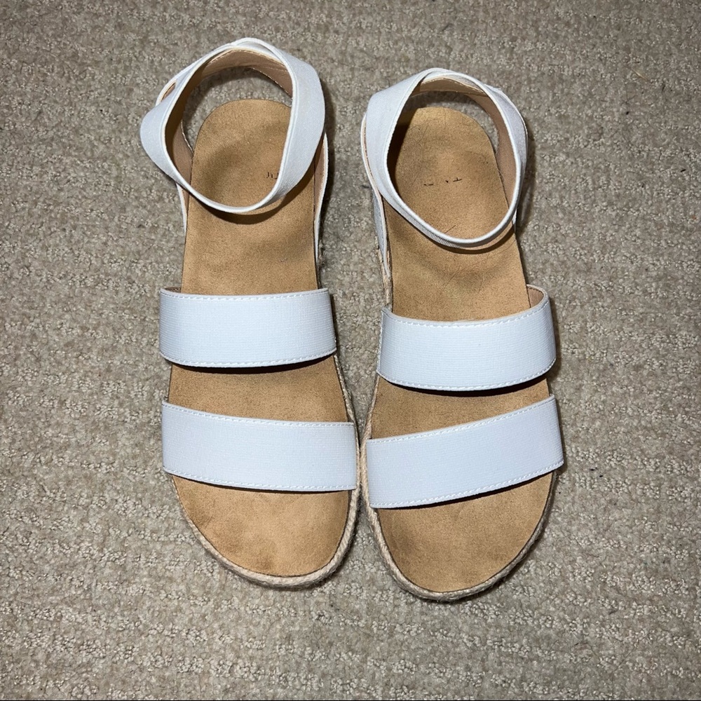 White “Kimmie” Sandals
